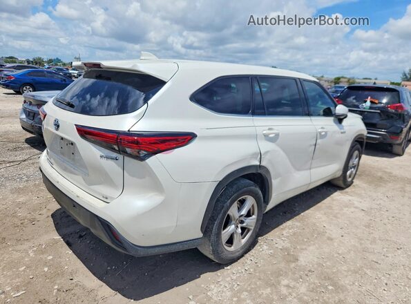 5TDZARAH8LS501121 2020 TOYOTA HIGHLANDER White Հետևի աջ