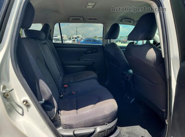5TDZARAH8LS501121 2020 TOYOTA HIGHLANDER White Հետևի նստատեղերի տեսք