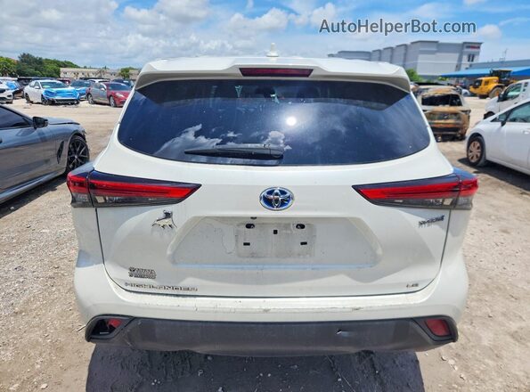 5TDZARAH8LS501121 2020 TOYOTA HIGHLANDER White Հետևի տեսք