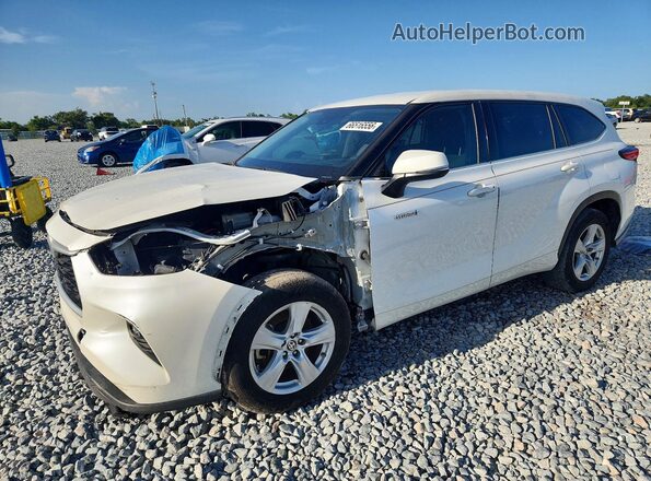 5TDZARAH8LS501121 2020 TOYOTA HIGHLANDER White Trasero izquierdo