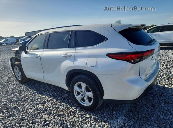 5TDZARAH8LS501121 2020 TOYOTA HIGHLANDER White Trasero derecho