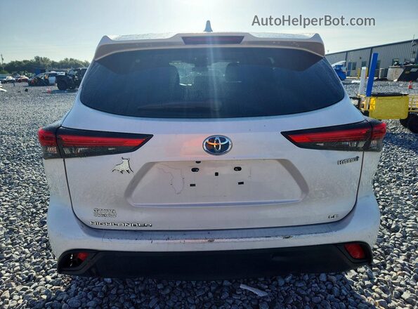 5TDZARAH8LS501121 2020 TOYOTA HIGHLANDER White Vista del compartimento del motor