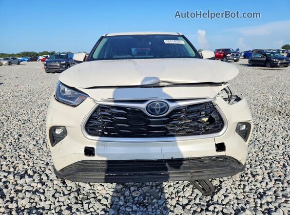 5TDZARAH8LS501121 2020 TOYOTA HIGHLANDER White Vista del cuadro de instrumentos