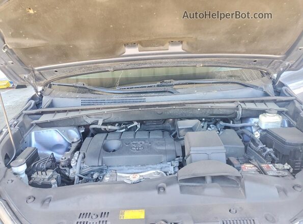 5TDZARFH0JS034377 2018 TOYOTA HIGHLANDER Blue Вид підкапотного простору