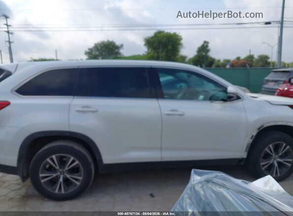 5TDZARFH0KS054792 2019 TOYOTA HIGHLANDER Белый Вид щитка приборов