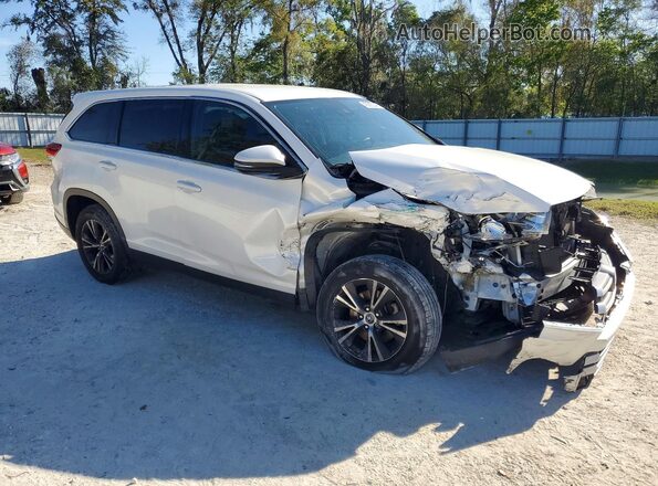 5TDZARFH0KS057613 2019 TOYOTA HIGHLANDER White Delantero derecho