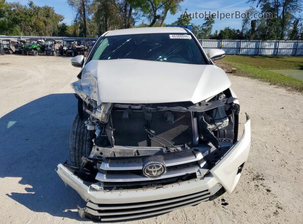 5TDZARFH0KS057613 2019 TOYOTA HIGHLANDER White Vista frontal
