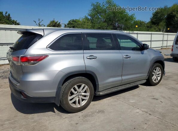 5TDZARFH2GS017640 2016 TOYOTA HIGHLANDER Silver Tył prawy