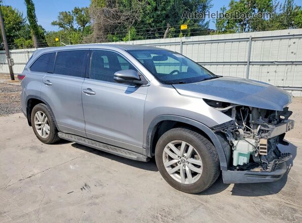 5TDZARFH2GS017640 2016 TOYOTA HIGHLANDER Silver Przód prawy
