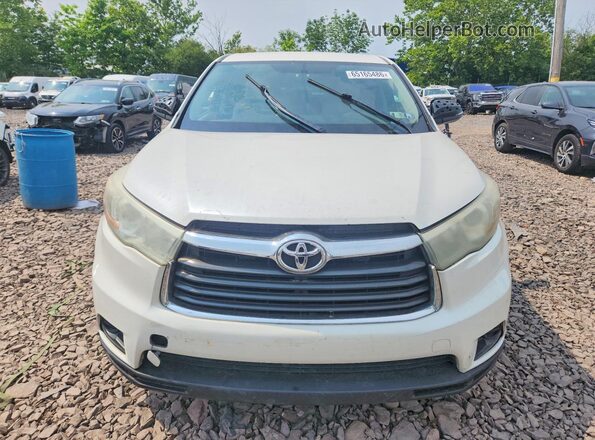 5TDZARFH3GS018070 2016 TOYOTA HIGHLANDER Белый Вид спереди