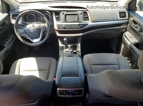 5TDZARFH3JS037290 2018 TOYOTA HIGHLANDER Brown Vista del salpicadero