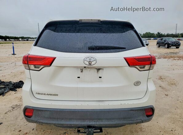 5TDZARFH4HS028673 2017 TOYOTA HIGHLANDER White Вид ззаду