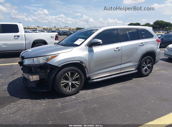 5TDZARFH6HS028917 2017 TOYOTA HIGHLANDER Серый Передняя левая четверть