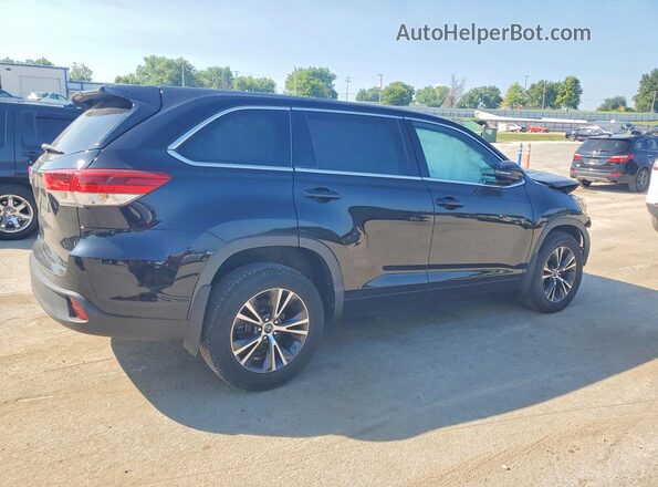 5TDZARFH6JS036487 2018 TOYOTA HIGHLANDER Black Задня права чверть
