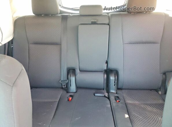 5TDZARFH6JS036487 2018 TOYOTA HIGHLANDER Black Вид задніх сидінь