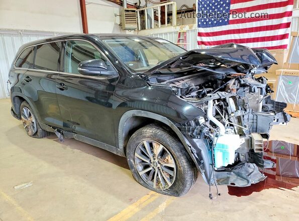 5TDZARFH7KS055065 2019 TOYOTA HIGHLANDER Black Delantero derecho