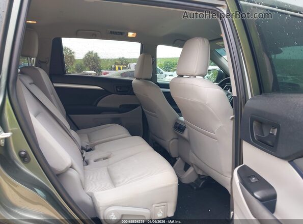 5TDZARFH7KS059651 2019 TOYOTA HIGHLANDER Green VIN sticker view
