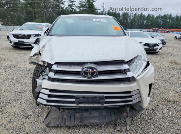 5TDZARFH8HS025629 2017 TOYOTA HIGHLANDER White Դիմացի տեսք