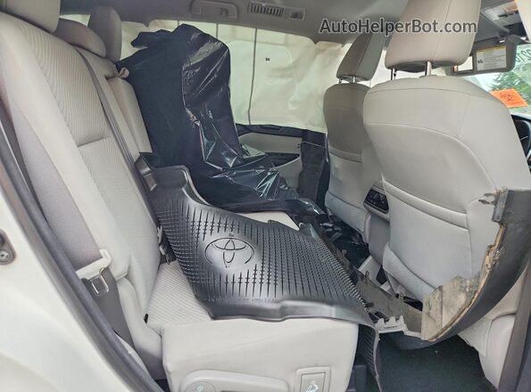 5TDZARFH8HS025629 2017 TOYOTA HIGHLANDER White Սալոնի հետևի տեսք