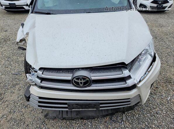 5TDZARFH8HS025629 2017 TOYOTA HIGHLANDER White Շարժիչի բաժամունքի տեսք
