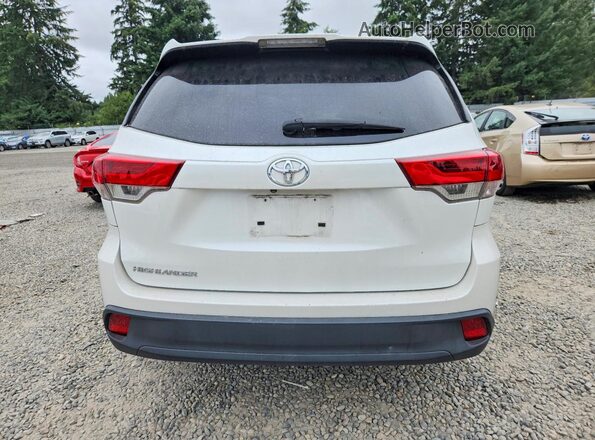 5TDZARFH8HS025629 2017 TOYOTA HIGHLANDER White Հետևի տեսք