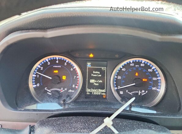 5TDZARFH8HS031706 2017 TOYOTA HIGHLANDER Blue Widok zestawu wskaźników
