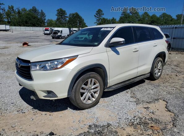 5TDZARFHXGS020852 2016 TOYOTA HIGHLANDER White Հետևի ձախ
