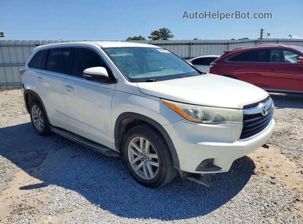 5TDZARFHXGS020852 2016 TOYOTA HIGHLANDER White Առջևի վահանակի տեսք