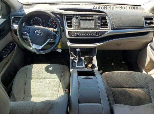 5TDZARFHXGS020852 2016 TOYOTA HIGHLANDER White 