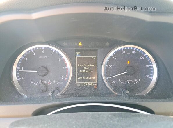 5TDZARFHXHS027155 2017 TOYOTA HIGHLANDER Silver Instrument cluster view