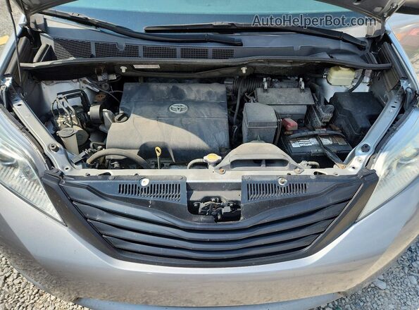 5TDZK3DC2GS759022 2016 TOYOTA SIENNA Silver Engine compartment view