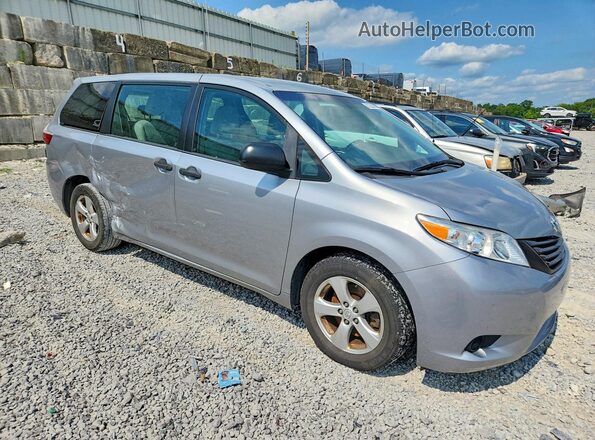 5TDZK3DC2GS759022 2016 TOYOTA SIENNA Silver Front right