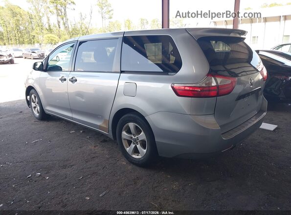 5TDZK3DC3GS723212 2016 TOYOTA SIENNA Silver Tył lewy