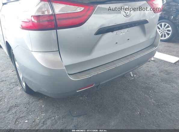 5TDZK3DC3GS723212 2016 TOYOTA SIENNA Silver 
