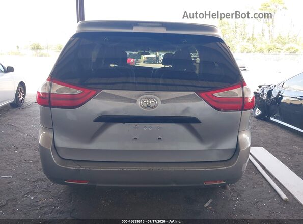 5TDZK3DC3GS723212 2016 TOYOTA SIENNA Silver 