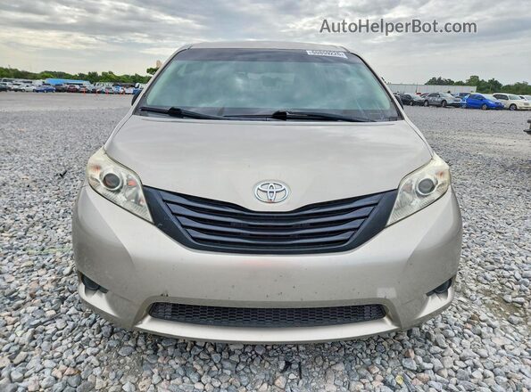 5TDZK3DC5GS734941 2016 TOYOTA SIENNA Gold Widok z przodu