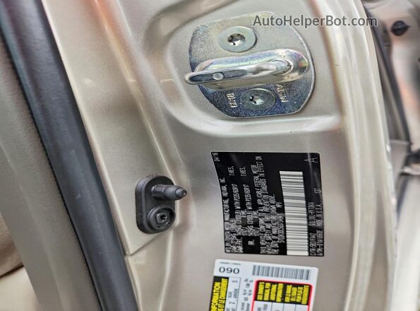 5TDZK3DC5GS734941 2016 TOYOTA SIENNA Gold Widok naklejki z numerem VIN