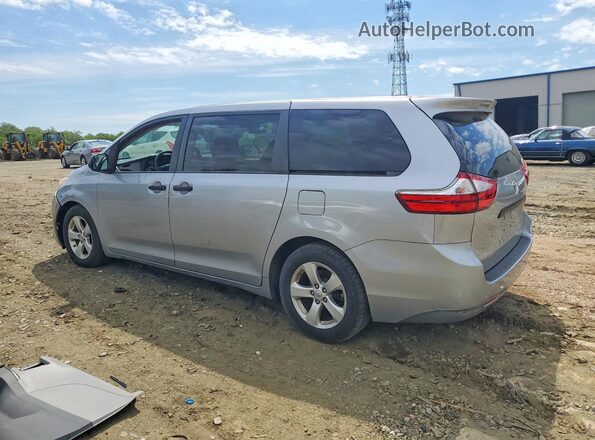 5TDZK3DC7GS697973 2016 TOYOTA SIENNA Серебряный Задняя левая четверть
