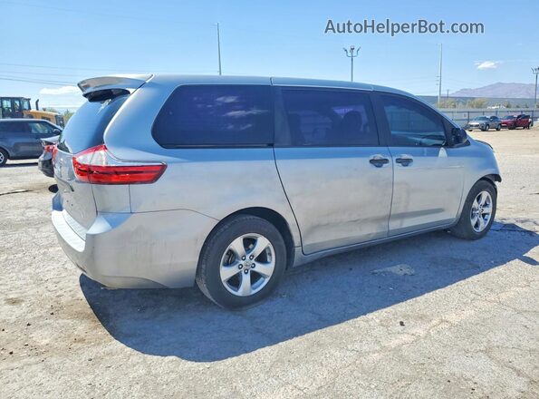 5TDZK3DC7GS761557 2016 TOYOTA SIENNA Silver Tył prawy
