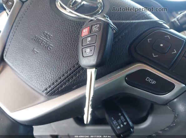 5TDZKRFH3GS169133 2016 TOYOTA HIGHLANDER Blue წინა პანელის ხედი