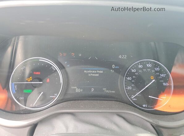5TDZRKEC0MS033594 2021 TOYOTA SIENNA Silver Вид щитка приладів