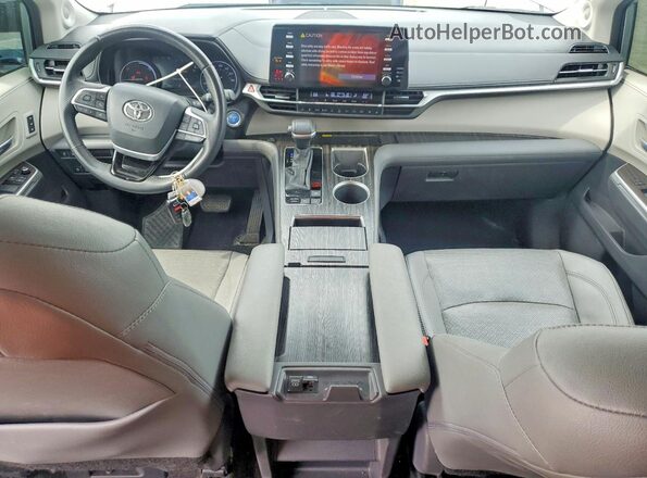 5TDZRKEC0MS033594 2021 TOYOTA SIENNA Silver Вид панелі приладів