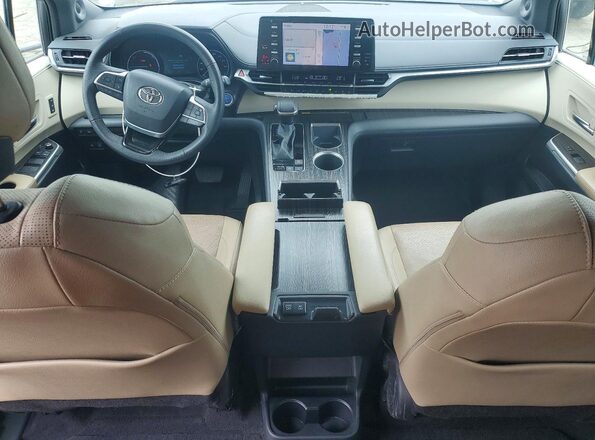 5TDZRKEC5MS013504 2021 TOYOTA SIENNA White Widok deski rozdzielczej