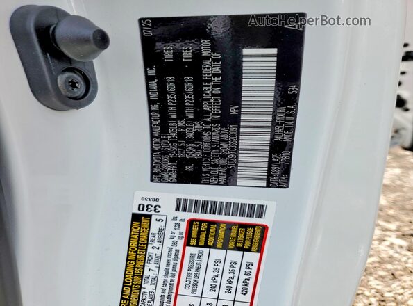 5TDZSKFC3SS203091 2025 TOYOTA SIENNA Белый Вид подкапотного пространства
