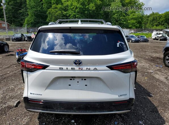 5TDZSKFC3SS203091 2025 TOYOTA SIENNA Белый Вид сзади