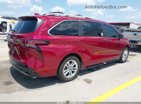 5TDZSKFC6PS100321 2023 TOYOTA SIENNA Red უკანა მარჯვენა