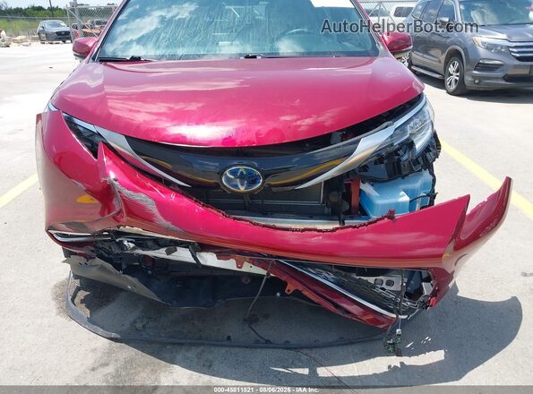 5TDZSKFC6PS100321 2023 TOYOTA SIENNA Red წინა ხედი