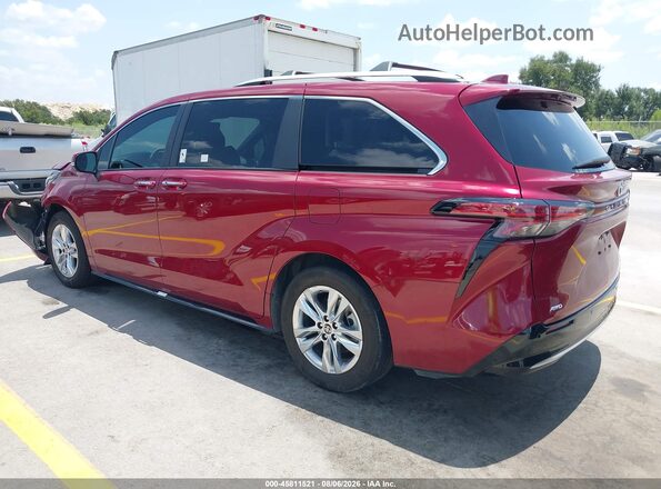 5TDZSKFC6PS100321 2023 TOYOTA SIENNA Red უკანა მარცხენა