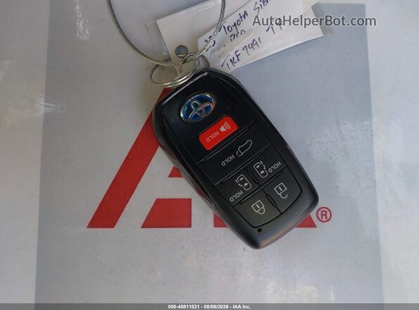 5TDZSKFC6PS100321 2023 TOYOTA SIENNA Red წინა პანელის ხედი