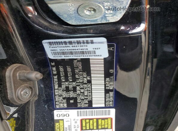 5TDZZ3DC1LS053942 2020 TOYOTA SIENNA Черный Вид наклейки с VIN-кодом